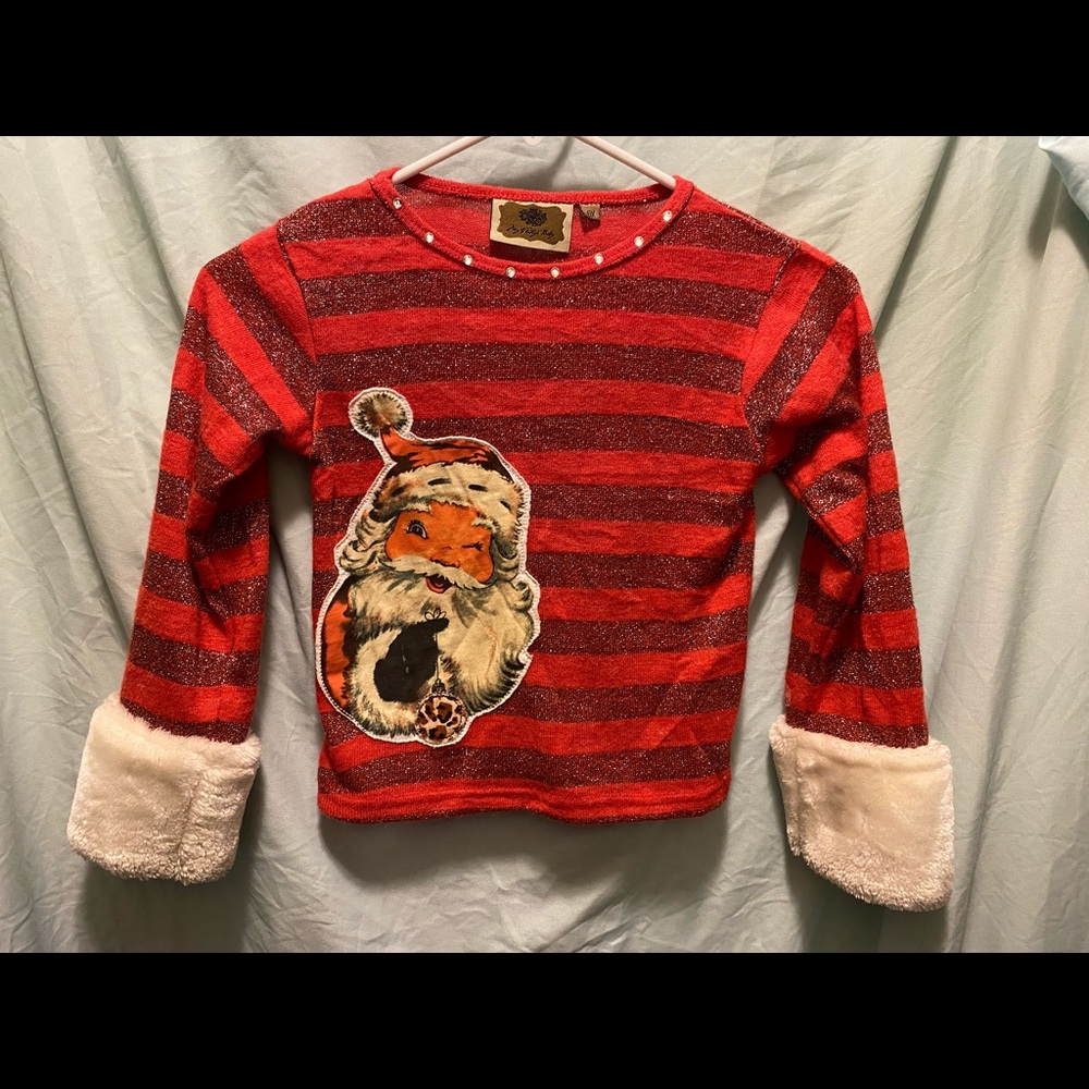Kids 6x My vintage Baby holiday shirt. So cute.